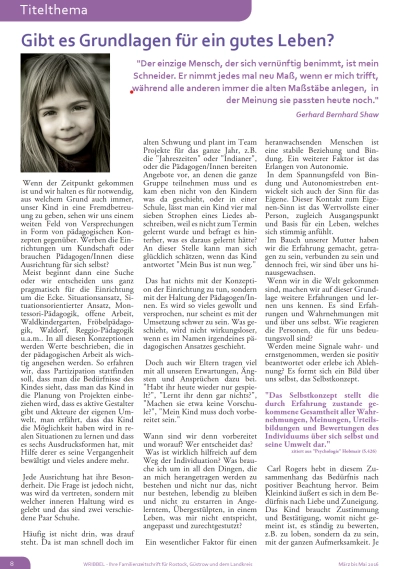 gibt es grundlagen für ein gutes leben